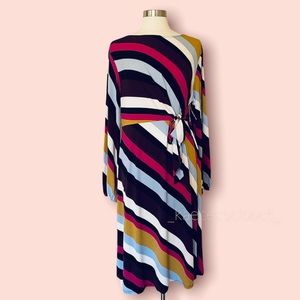 NWT Motherhood Maternity Striped Mid Length Maternity Dress Sz 1X